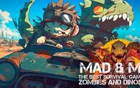 Mad & Max：僵尸与恐龙的最佳生存游戏/MAD & MAX: The Best Survival game with Zombies and Dinosaurs