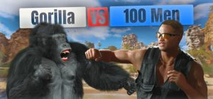 猩猩对战100个男人/Gorilla Vs 100 Men