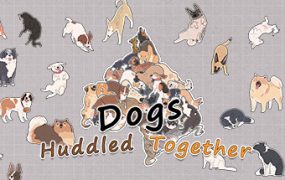 挤在一起的狗狗们/Dogs Huddled Together