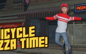 独轮车披萨时间！/Unicycle Pizza Time!