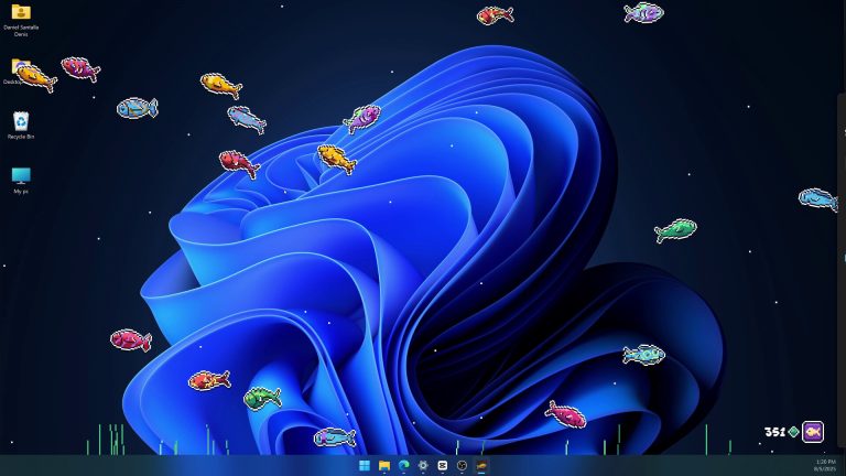 你搁这养鱼呢/Desktop Fishes