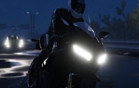摩托车夜行/Motorcycle Night Ride